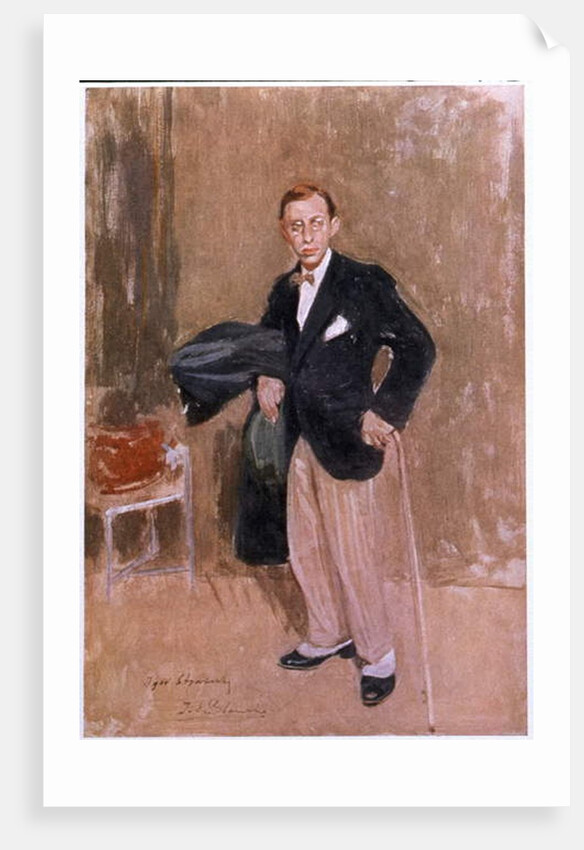Igor Stravinsky, c.1916 by Jacques-Emile Blanche