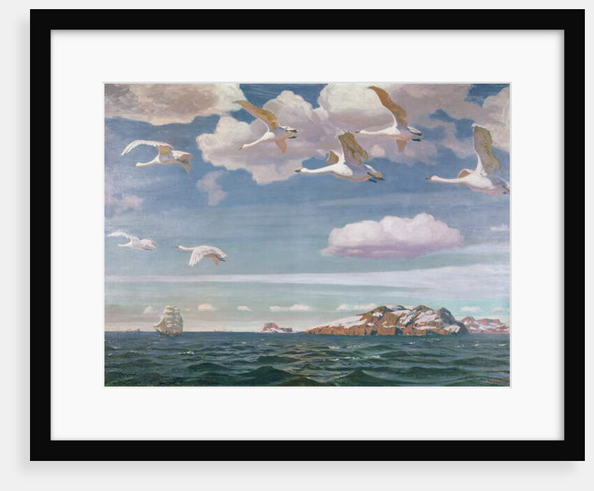 In The Blue Space, 1918 by Arkadij Aleksandrovic Rylov