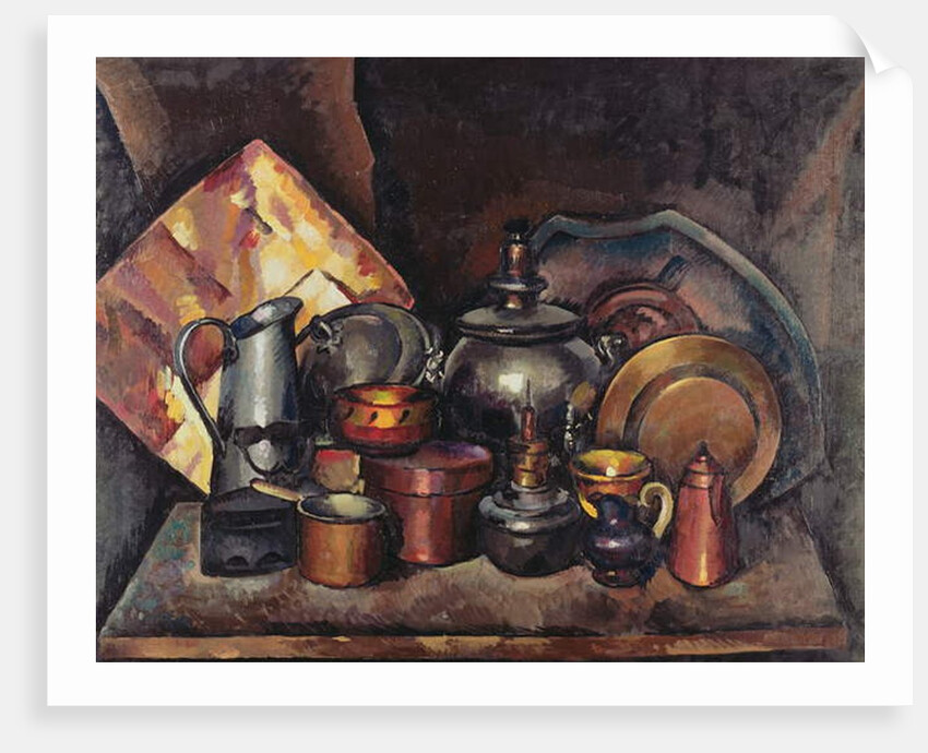 Still life with Samovar, 1920 by Ilya Ivanovich Mashkov