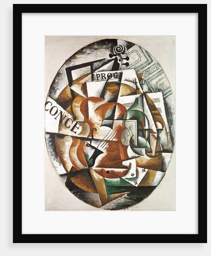 Violin, 1915 by Lyubov Sergeevna Popova