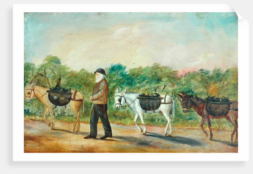 Coal Transportation in to Shibden Valley, 1880 by Unknown Artist