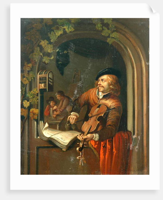 The Violin Player by Unknown Artist