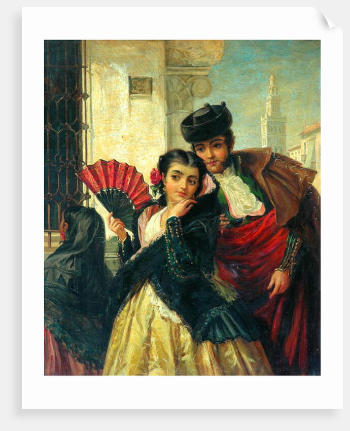 Scene In Spain, Near Seville, c.1853 by John-Bagnold Burgess