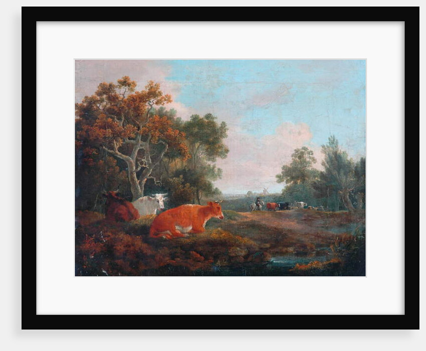 Landscape with Cattle by William Collins