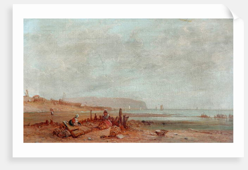 On The French Coast, 1880 by James Cullett