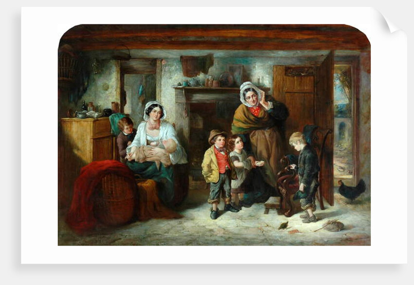 The Mitherless Bairn, 1851-93 by Thomas Faed