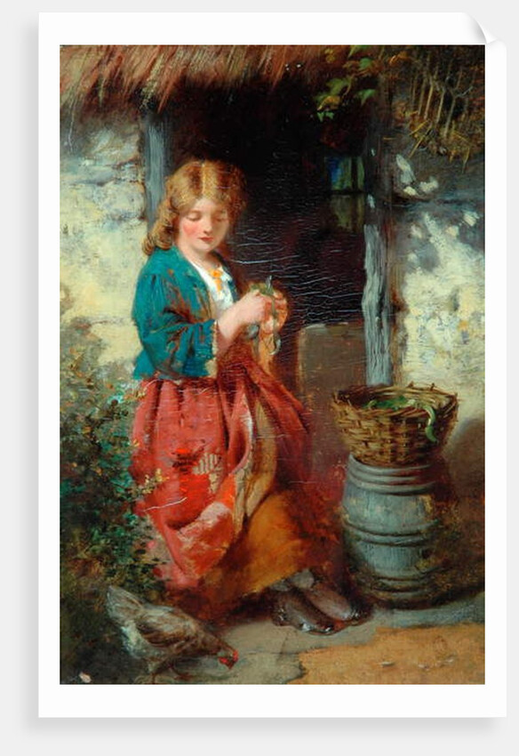 Woman At A Cottage Door, 1851-93 by Thomas Faed
