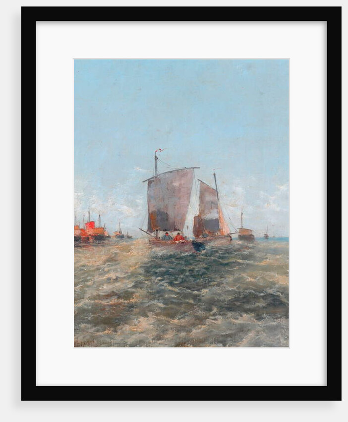 Off The Dutch Coast, 1896 by Thomas Bush Hardy