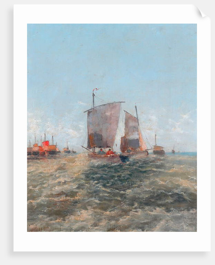 Off The Dutch Coast, 1896 by Thomas Bush Hardy