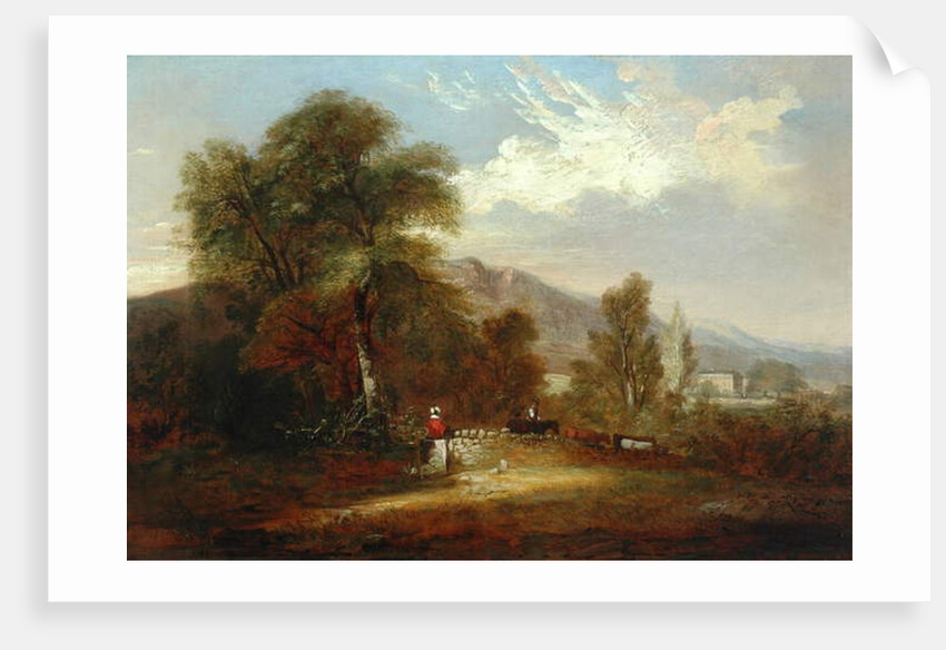 Shibden Valley, With Scout Hall by Walter Heath
