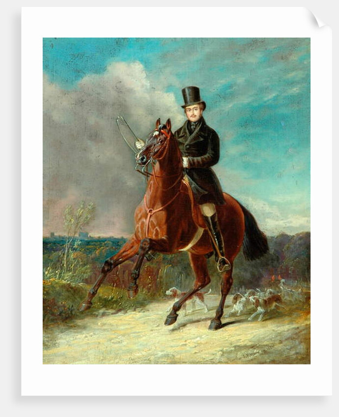 The Prince Consort On Horseback, 1841 by John Frederick Senior Herring