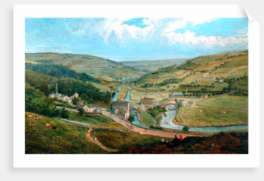 Brearley From Lower Ewood, 1869 by John Holland