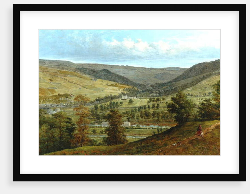 Cragg Vale & Stocks Hall From Broadbottom, 1869 by John Holland