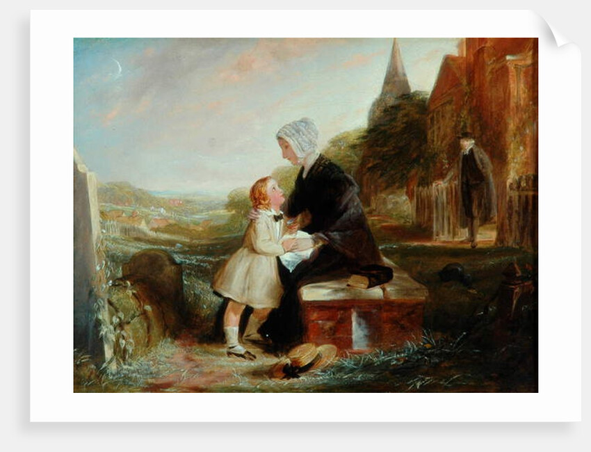 His Father's Grave by John Callcott Horsley