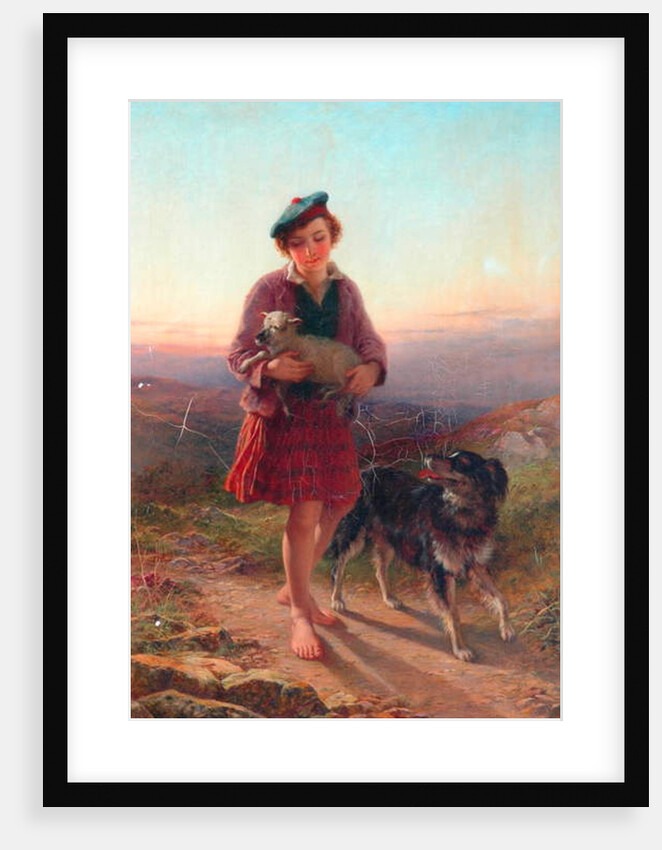The Strayed Lamb, 1863 by John Adam P. Houston