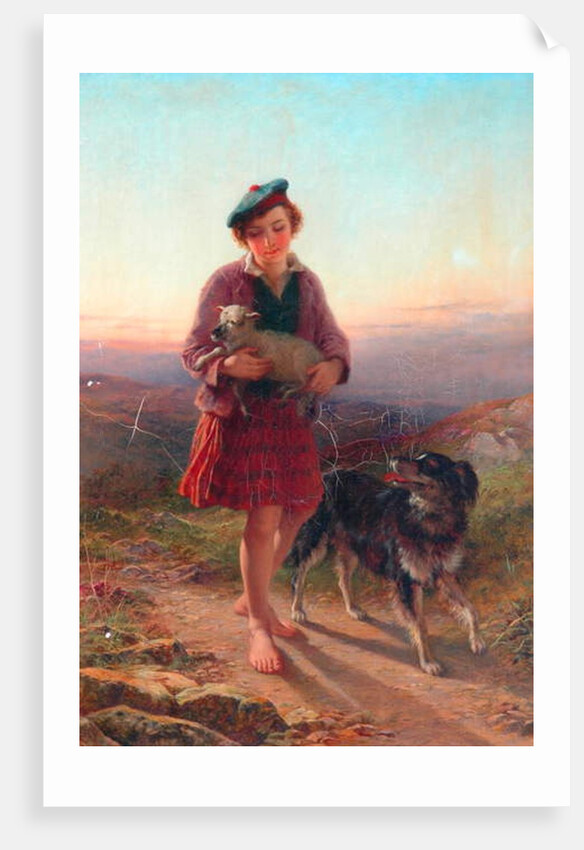 The Strayed Lamb, 1863 by John Adam P. Houston