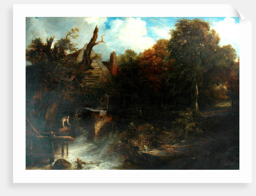 Old Water Mill, North Devon by Frederick Richard Lee