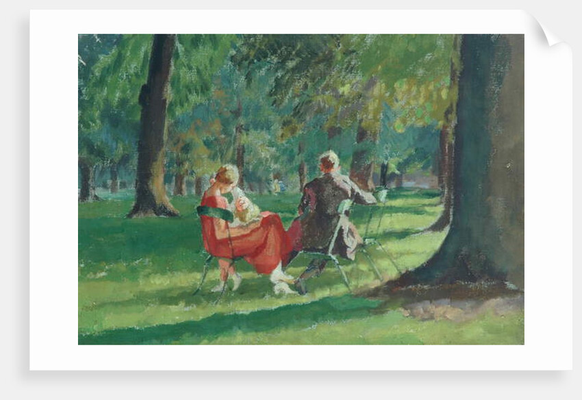 Kensington Gardens by Therese Lessore