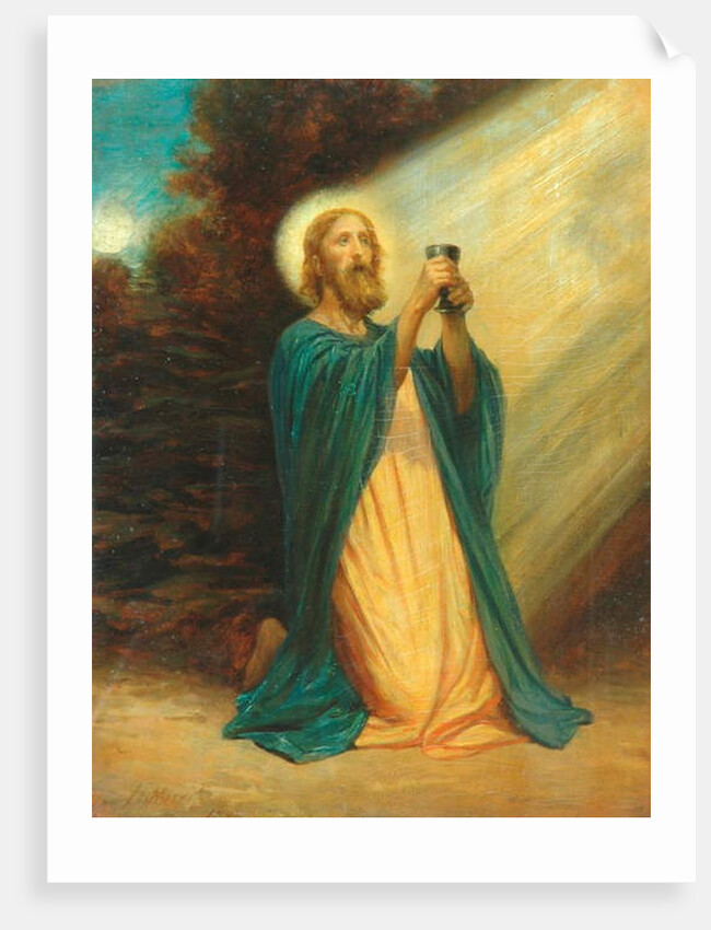 Christ In The Garden Of Gethsemane, 1889 by Phillip Richard Morris