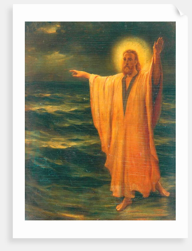 Christ Walking On The Water by Phillip Richard Morris