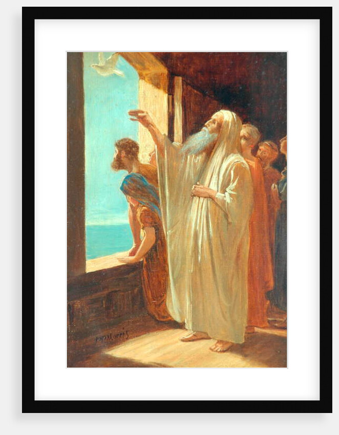 Noah Sending Forth The Dove by Phillip Richard Morris