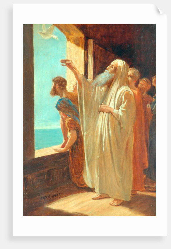 Noah Sending Forth The Dove by Phillip Richard Morris
