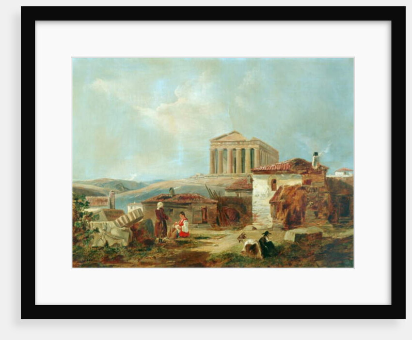 Athens With The Acropolis, 1839 by William James Muller