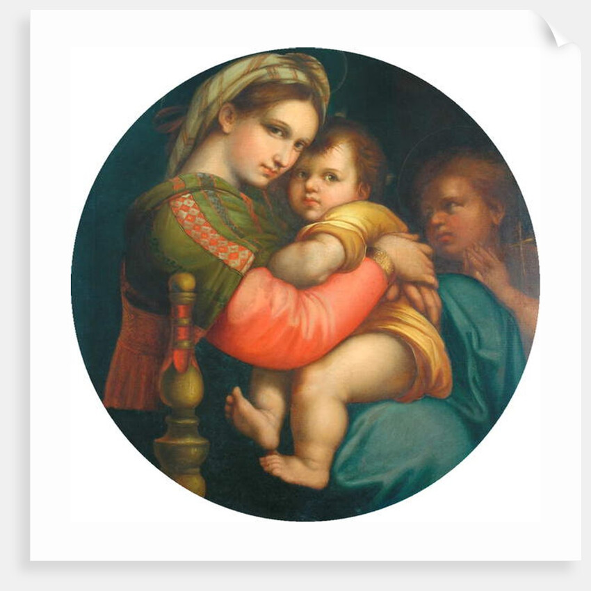 Copy of Madonna and Child by Raphael (1483-1520) (after)