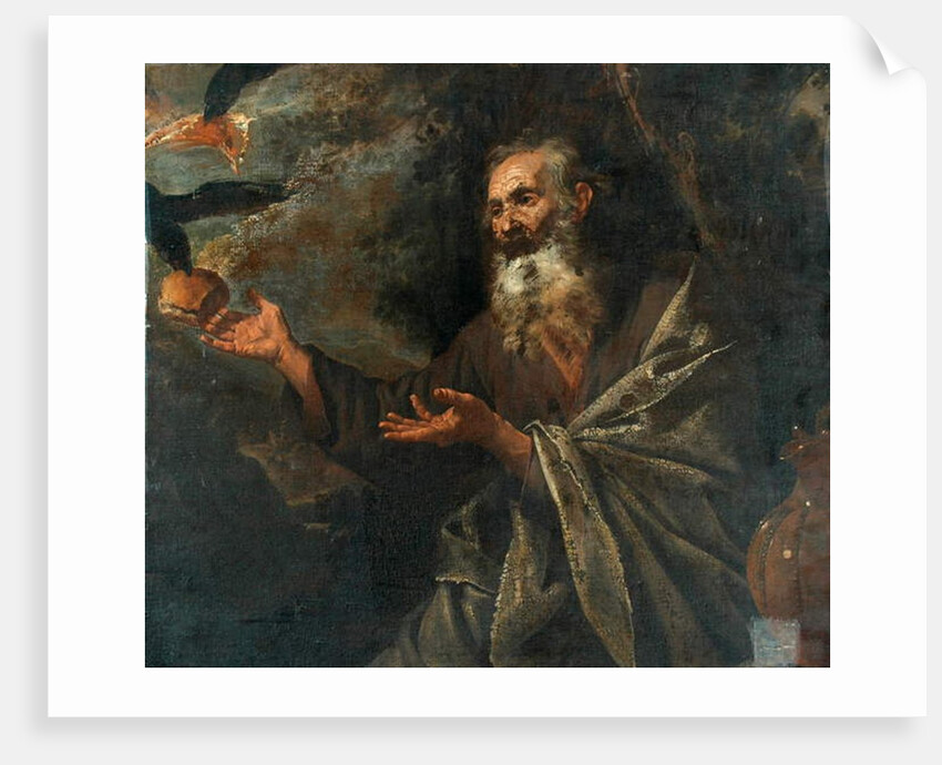 Elijah Fed By The Ravens by Jusepe de Ribera