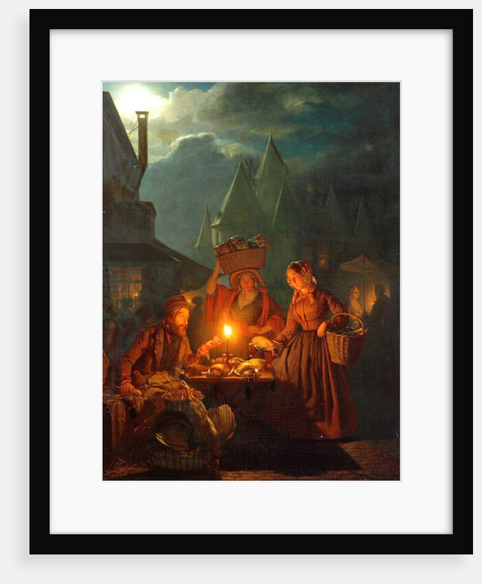 The Jews Market, 1852 by Petrus van Schendel