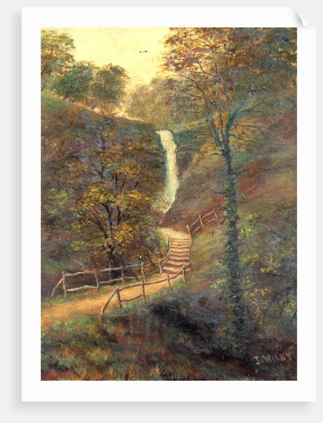 Shanklin Chine, Isle of Wight , 1911 by J. Wilby