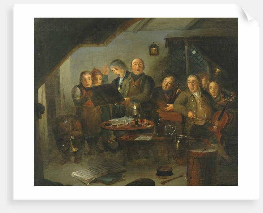 The Halifax Church Choir practicing at the Ring O' Bells Inn, 1796 by Thomas Farrar