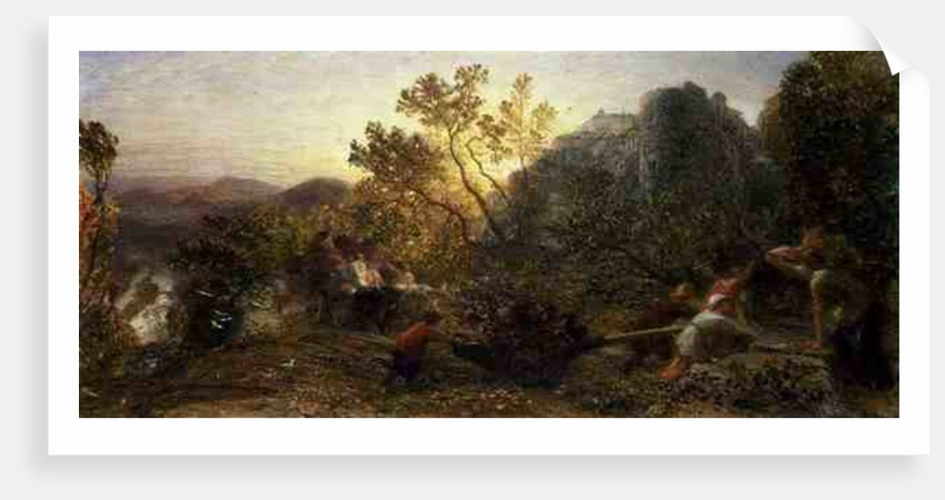 Harvest in the Vineyard, 1859 by Samuel Palmer
