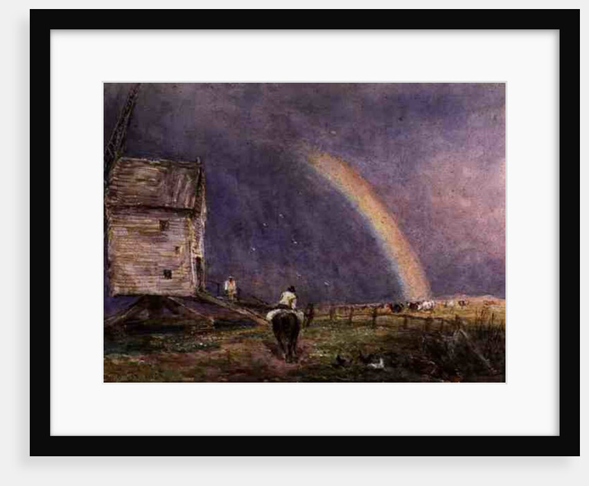 The Mill, 1853 by David Cox