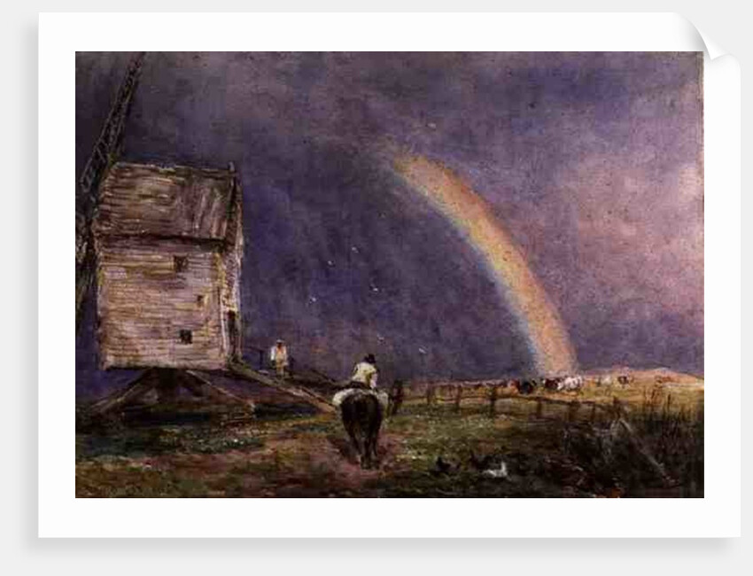 The Mill, 1853 by David Cox