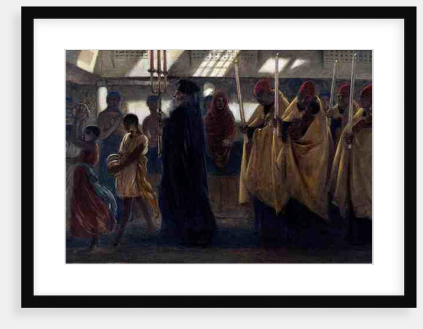 Coptic Baptismal Procession, 1865 by Simeon Solomon
