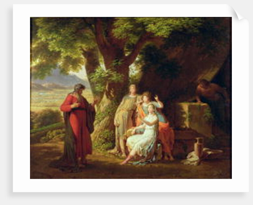Moses and the Daughters of Jethro by Charles Lock Eastlake