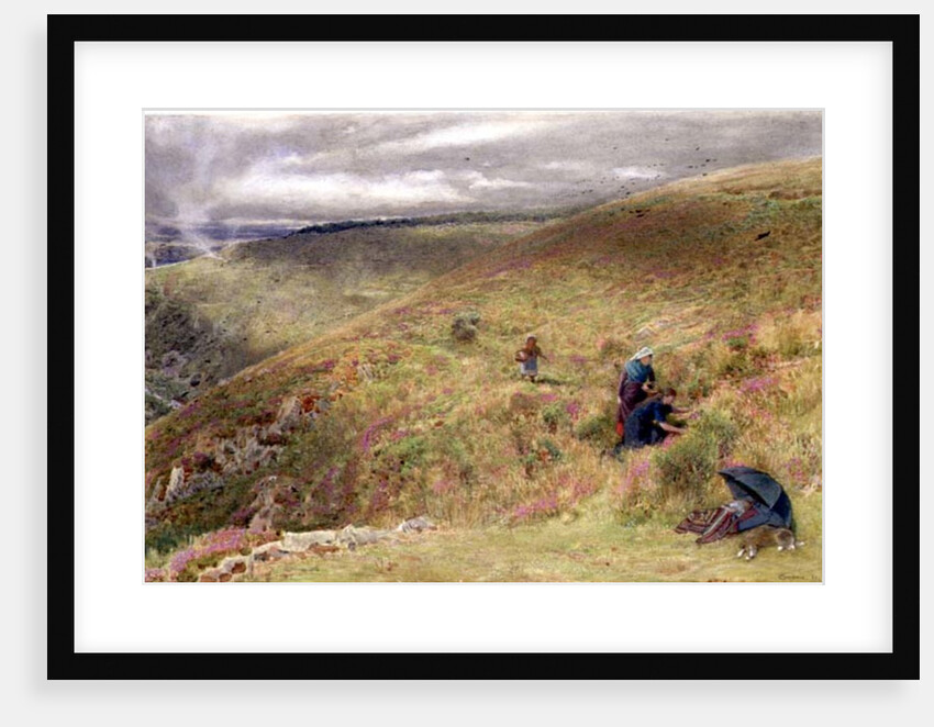 On the South Downs, 1879 by Albert Goodwin