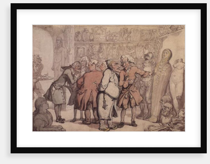 A Group of Antiquaries, c.1805 by Thomas Rowlandson