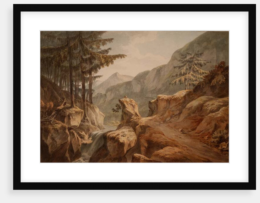 Mount Splugen, Swiss-Italian Border, 1781 by John Warwick Smith