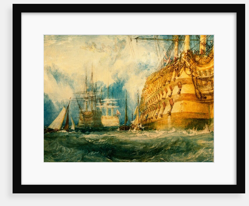 A First Rate Taking In Stores, 1818 by Joseph Mallord William Turner