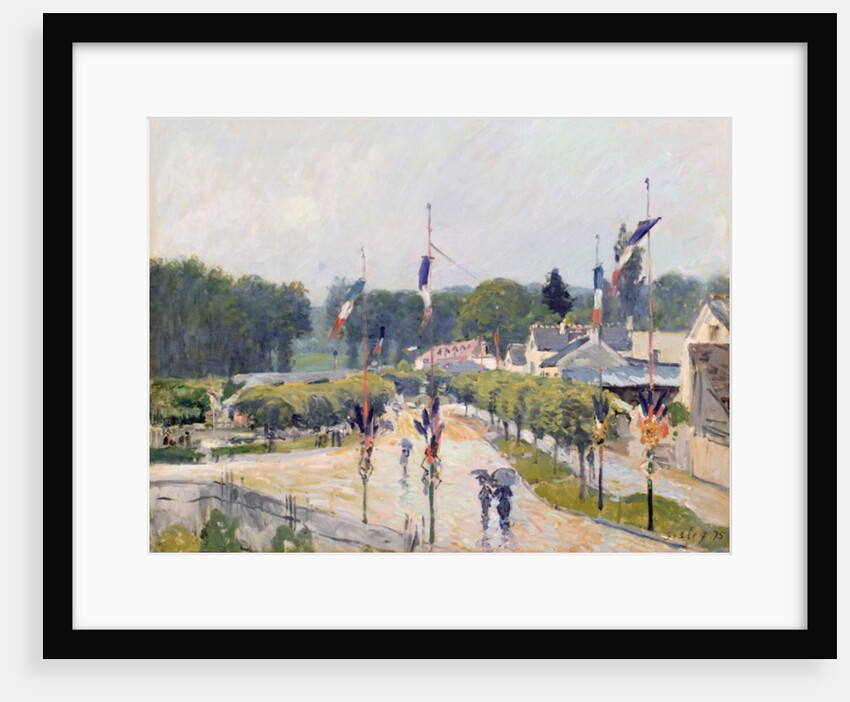Fourteenth of July at Marly-le-Roi, 1875 by Alfred Sisley