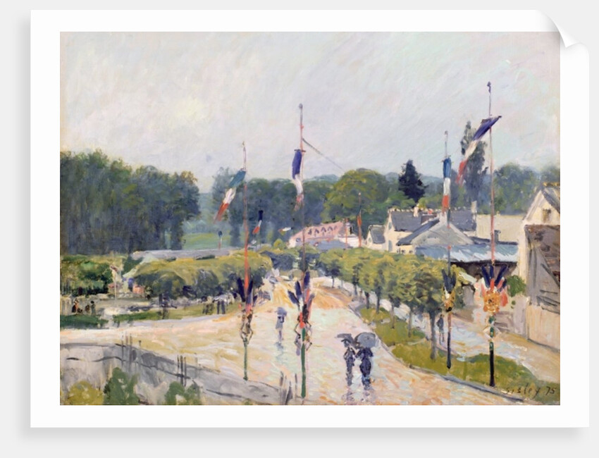 Fourteenth of July at Marly-le-Roi, 1875 by Alfred Sisley