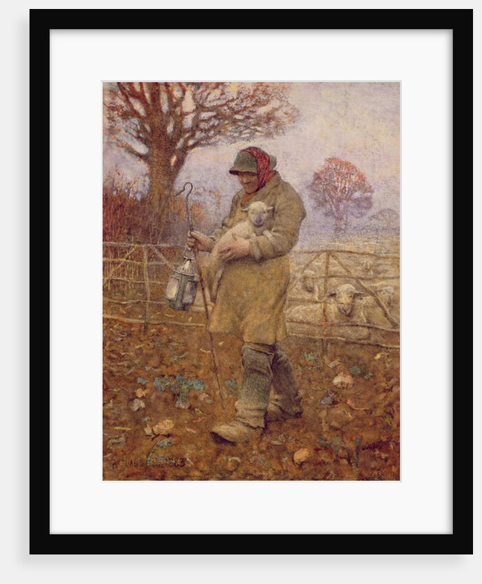 Shepherd with a Lamb, 1883 by George Clausen