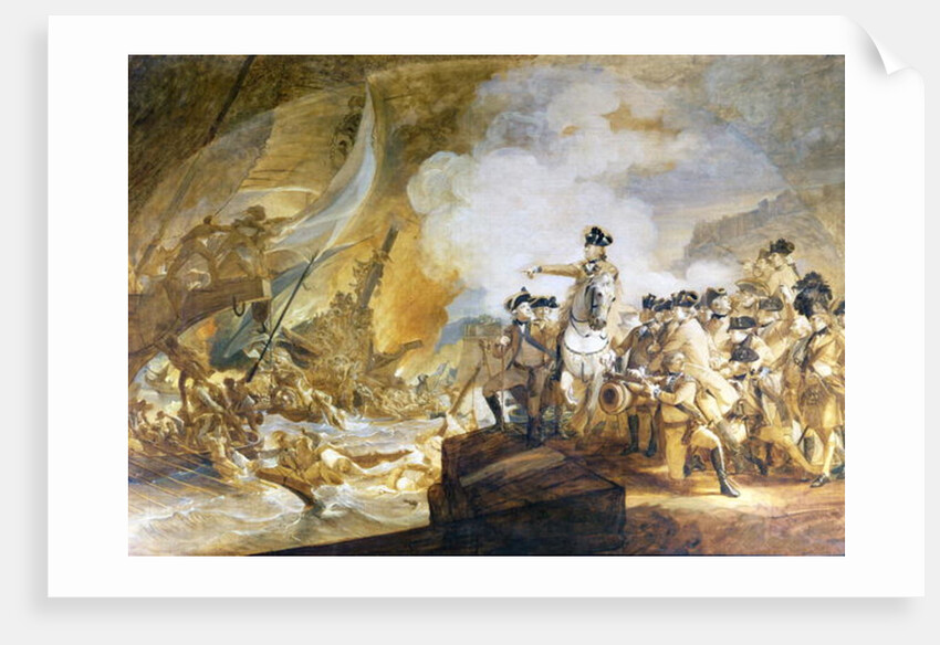 The Siege and Relief of Gibraltar, 14th September 1782, c.1783 by John Singleton Copley