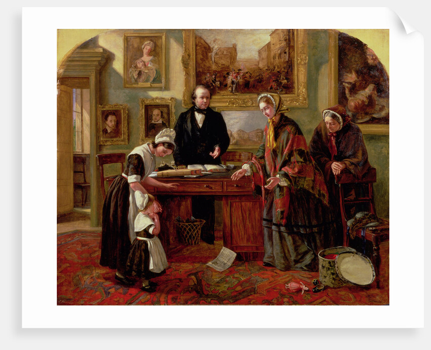 The Foundling restored to its Mother, 1858 by Emma Brownlow