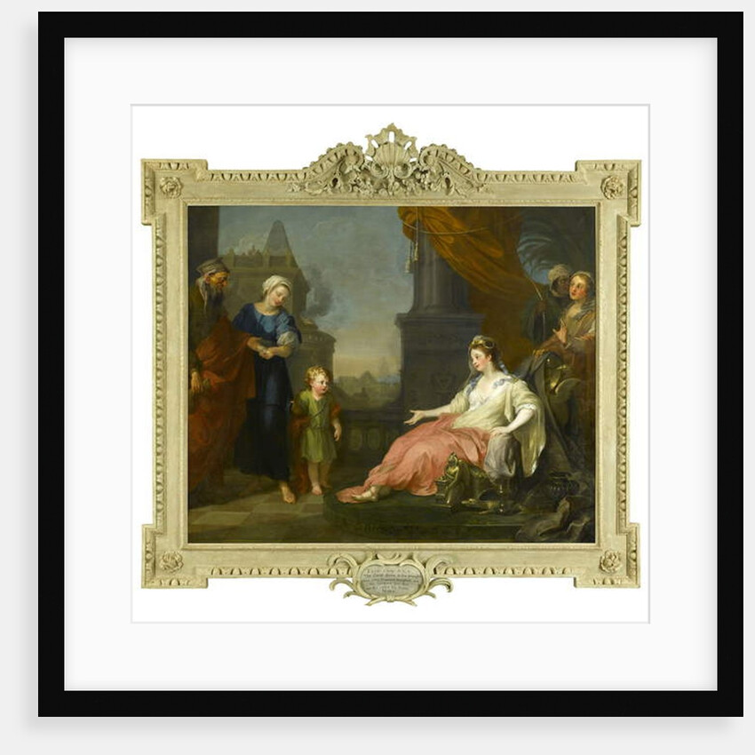 Moses brought before Pharaoh's Daughter, 1746 by William Hogarth