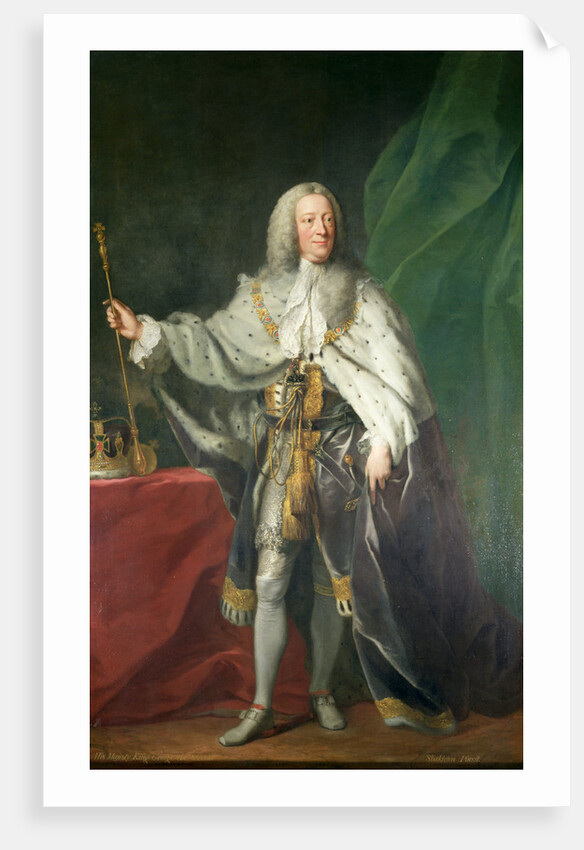 Portrait of King George II, 1758 by John Shackleton