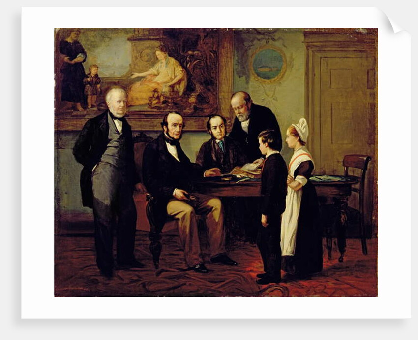 Taking Leave, 1868 by Emma Brownlow