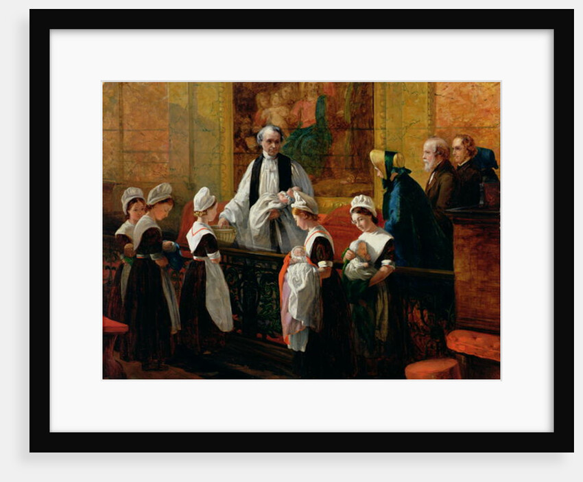 The Christening, 1863 by Emma Brownlow